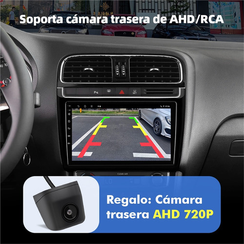 Estéreo 4+64g 4k For Vw Volkswagen Polo 2010-2020 Wifi6 Gps