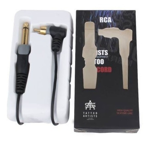 Cable Clipcord Rca Ang Alta Calidad Para Maquina De Tatuar