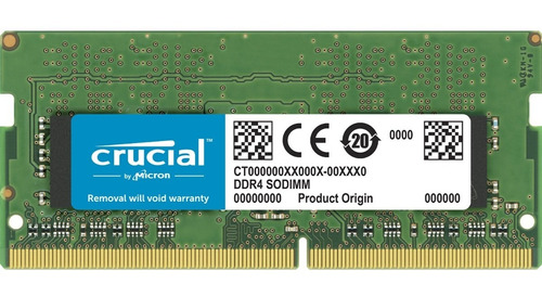 Memoria Ram Crucial 8gb Ddr4 2666 Mhz Sodimm 1.2v Pc4-21300