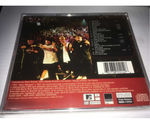 Raimundos Volume 01 - Mtv Ao Vivo - Cd Nuevo Cerrado