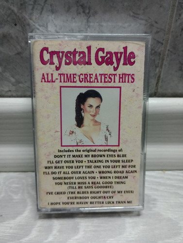 Crystal Gayle Greatest Hits Cassette Made In Usa