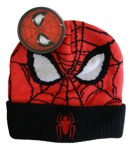 Gorro Spiderman Hombre Araña Liso Invierno Abrigo Niños 