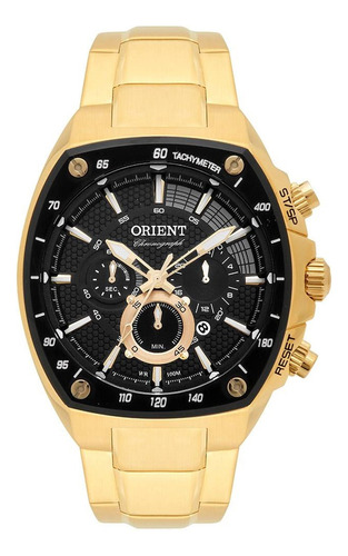 Relogio Orient Masculino Quadrado Dourado - Mgssc021a P1kx