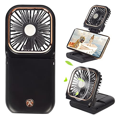 Mini Fan Small Battery Operated Fan 5 In 1 As Bank, Pho...