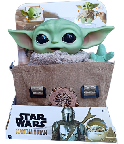 Baby Yoda Con Mochila Y Sonidos Star Wars The Child