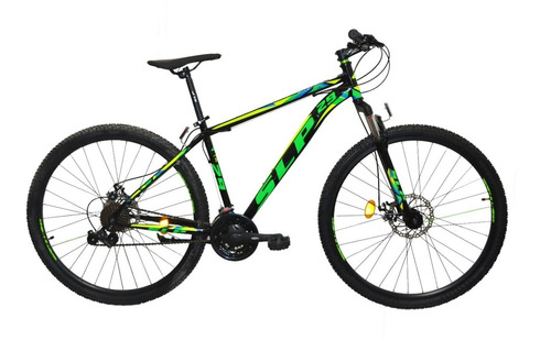 Bicicleta Mountain Bike Rodado 29 Slp 5 - Cambios Shimano Frenos A Disco Llantas Doble Pared Suspension Nueva Happy Buy