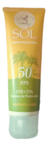 Crema Protectora Sol 50 Fps. Resistente Al Agua.