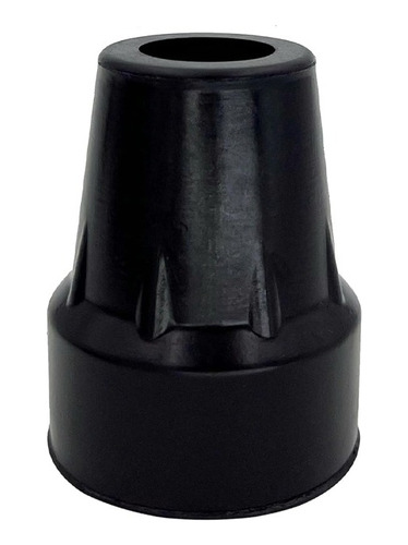 Regatón 25mm Goma Negra Antideslizante Reforzado Andador X 1