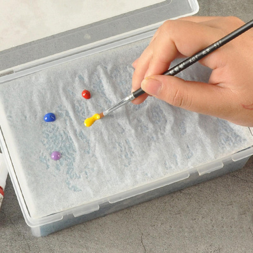 2 Paleta Úmida Modelo Para Colorir Bandeja Paleta De Papel