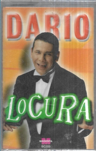 Dario Angora Album Locura Sello Magenta Cassette Sellado