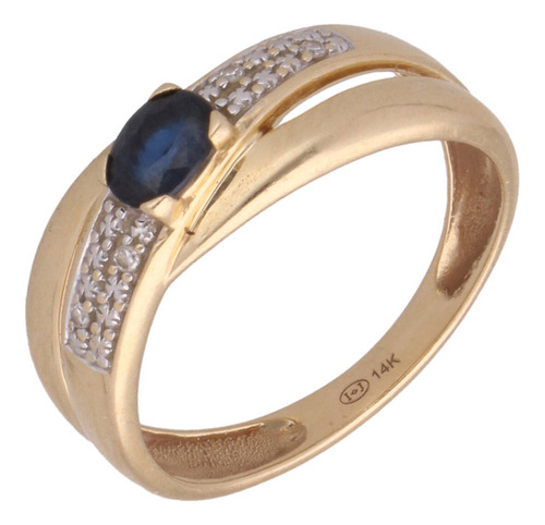 Anillo De 14k Oro Amarillo, 2.8 Gramos