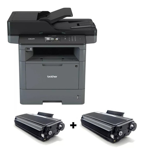 Impressora L5652dn Multifuncional Brother Dcp-l5652dn + 02 Toner Extra Compativel Novo De 12k