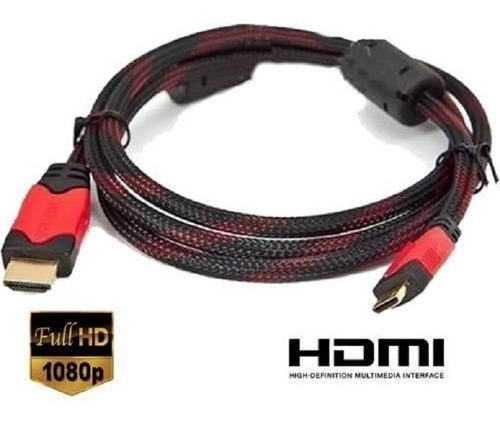 Cable Hdmi 3 Metros Full Hd 1.4 Dato Audio Vídeo 3d Mallado