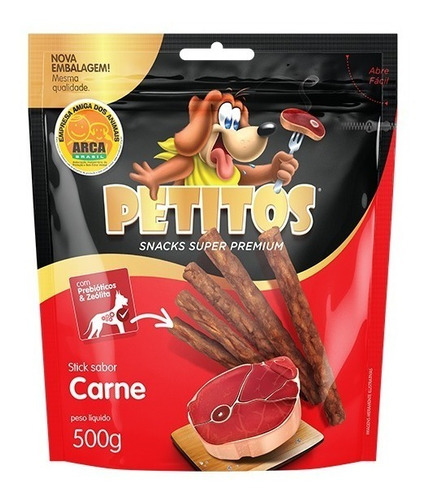 Palito De Carne 5kg Petitos Stick Frete Gratis (10pac 500g)