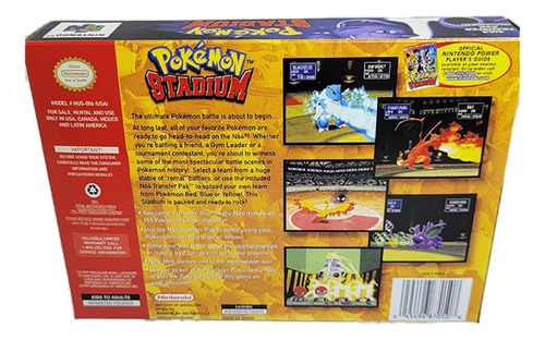 Pokemon Stadium N64 Estándar Físico Nuevo