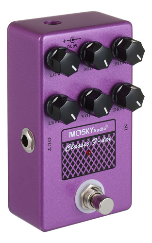 Moskyaudio Pedal Simulador Altavoz F-der Para Guitarra Bajo