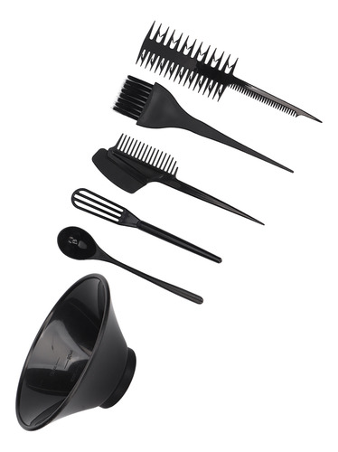 Kit De Brochas Para Colorear El Cabello, 6 Piezas, Tinte Pro