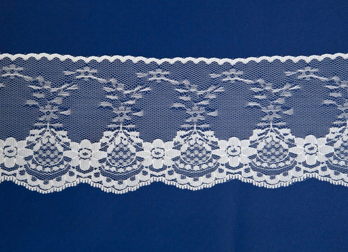 Imagen 1 de 2 de Puntilla Mercería Nylon Art 1845 De 90mm X 10 Metros