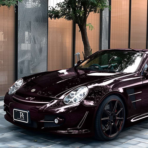 Vinil Automotriz Full Wrap Black Rose 1,52x18 M
