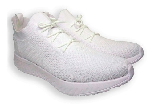 Imagen 4 de 6 de Tenis Sin Agujetas Para Hombre Blanco Negro Marino Gris Ins3