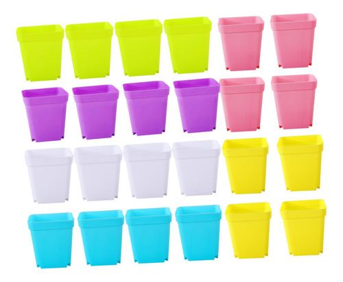 24 Piezas De Macetas De Ventana