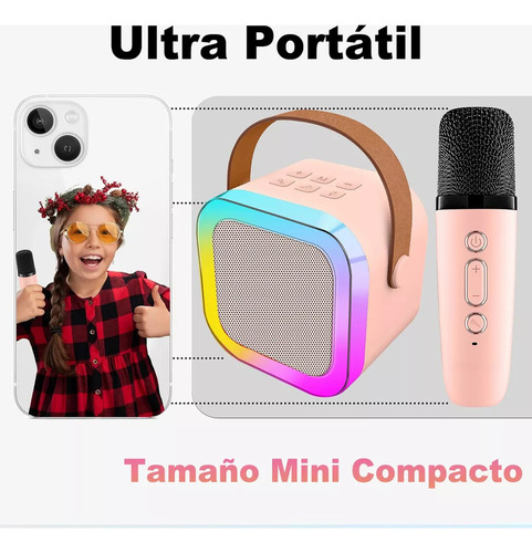 Ml Micrófonos Inalámbricos Bocina Karaoke Kids 2 For Niños