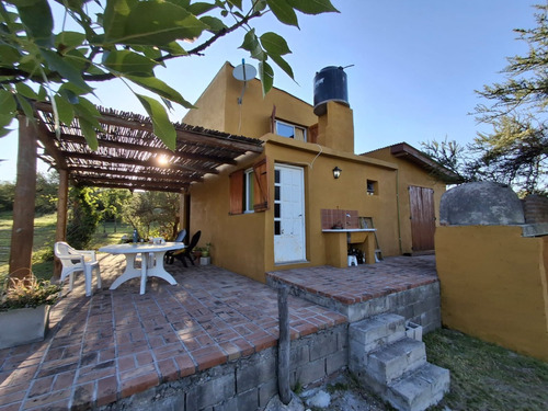Casa En Nono, Córdoba Sobre 2 Terrenos C/ Escritura
