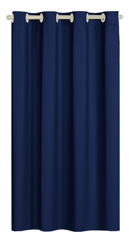 Cortina Blackout De Pvc 1,40m X 1,60m Azul Cor Cortina Azul Marinho