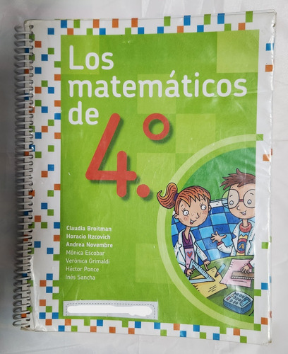 Los Matemáticos De 4to - Santillana - Impecable
