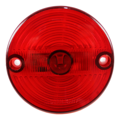 Lanterna Vigia Ônibus 70mm Led Bivolt Vermelho