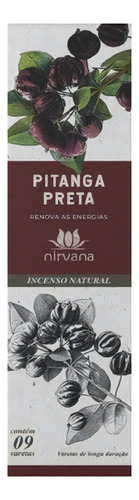 Incenso Nirvana Natural De Longa Duração 20 Aromas Para Você Fragrância Pitanga Preta