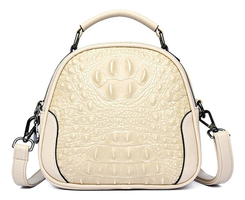 Bolso Cruzado De Cuero De Cocodrilo Para Mujer, Bandolera