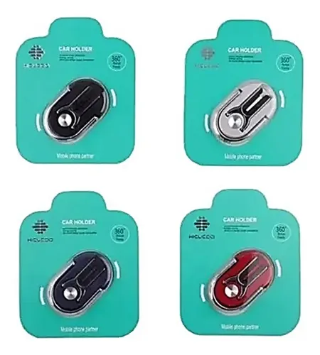Soporte Rejilla Carro Para Celular De Mano Rotación 360 Auto