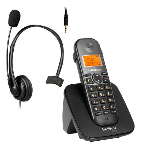 Telefone Sem Fio Ts5120 Fone P1 Mono Auricular Plug Fino