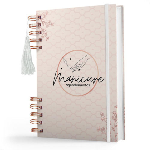 Agenda Manicure Nisti Print 2024 - Capa Dura 386 Páginas