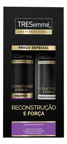 Kit Tresemmé Reconstrução E Força Shampoo 350ml + Condiciona