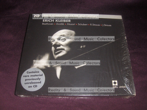 Erich Kleiber Great Conductors Of The Century 2 Cd Set