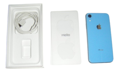 Apple iPhone XR 64gb Azul Con Accesorios- Envios Caba Gratis (Usado)