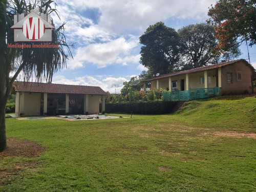 Imagem 1 de 30 de Linda Chácara Com 05 Dormitórios, Piscina, Área Gourmet, Pomar, Ótima Localização, À Venda, 9000 M² Por R$ 500.000 - Zona Rural - Pinhalzinho/sp - Ch0851