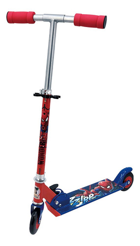 Scooter Apache Plegable Spiderman 100mm Edad 5-8 Años