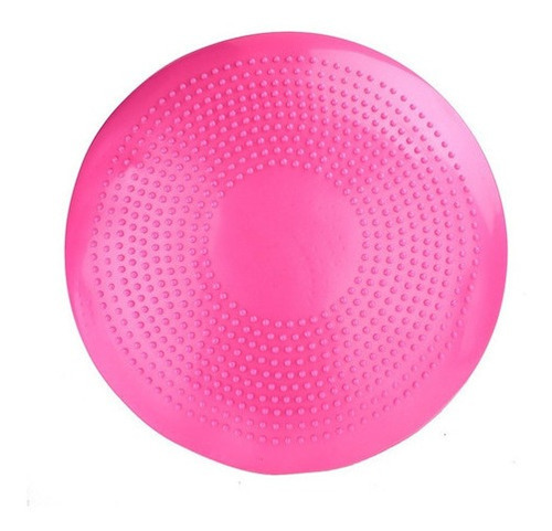 Disco De Equilíbrio Cushion Inflável Yoga Pilates Fisioterap Cor Rosa