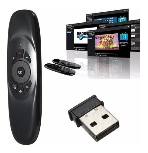 Teclado Inalámbrico Air Mouse Giroscopio Para Pc Android Tv