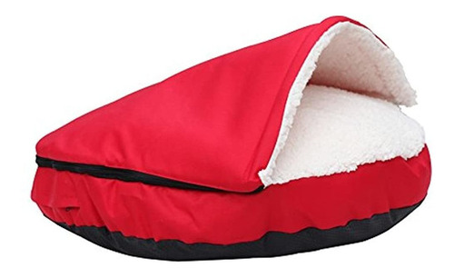 Happycare Textiles Pet Cave Y Round Pet Bed Para Gatos Y Per