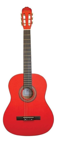 Guitarra clásica Mercury MS139 para diestros roja