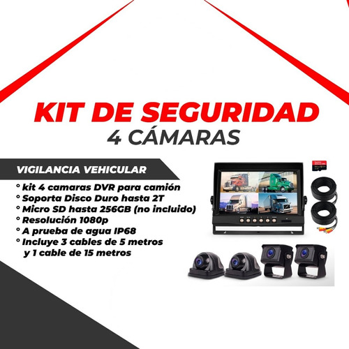 Kit De Cámara Para Camiones Y Maquinas Pesadas