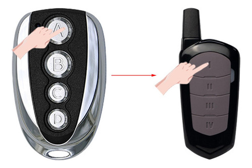 Control Remoto Key Fob Cloning Key Fob Control Remoto 433mhz