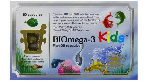Pharma Nord Bio-omega3 Kid 80 Cápsulas