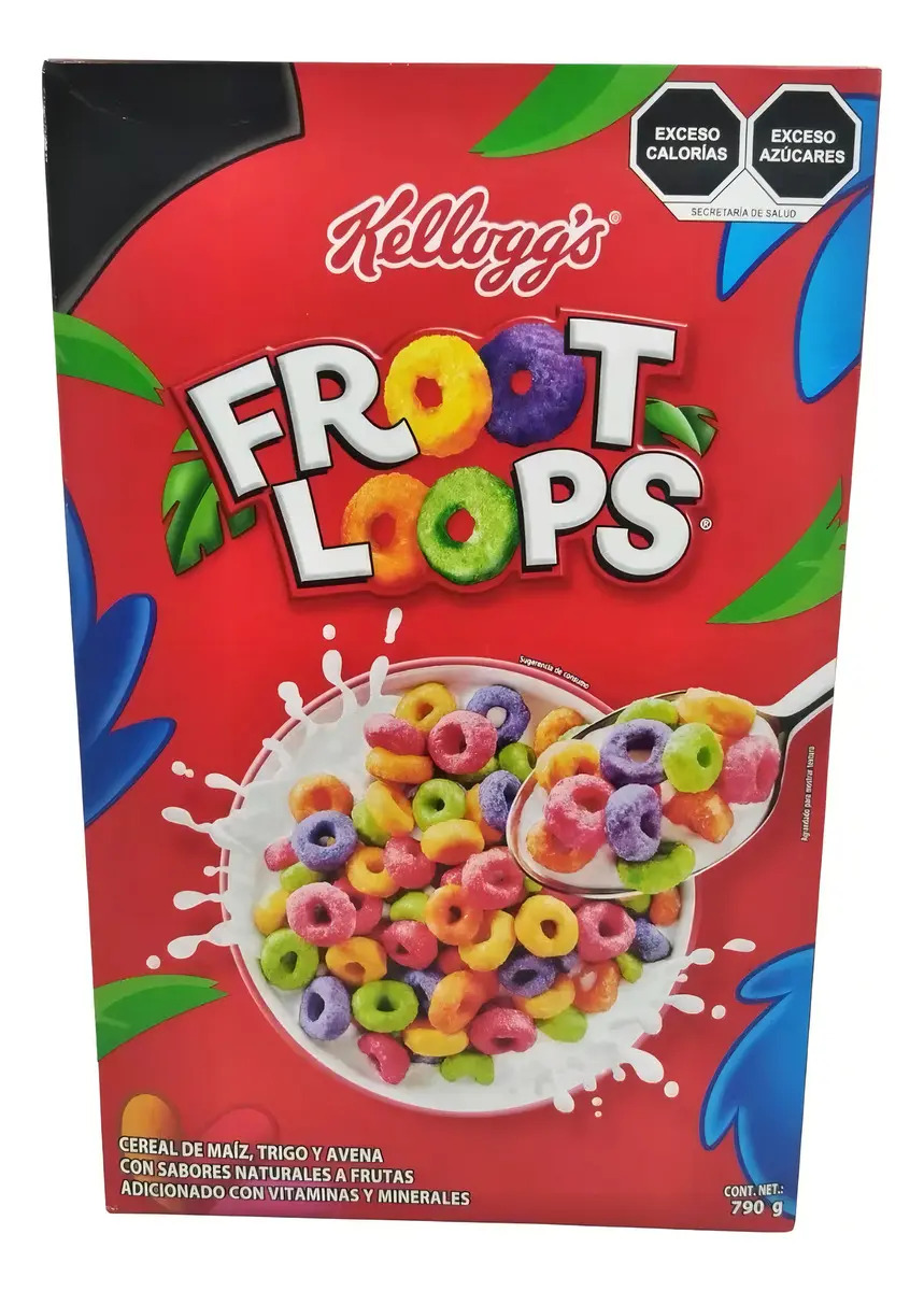 Cereal Froot Loops® De Kellogg's® Caja Grande De 790g