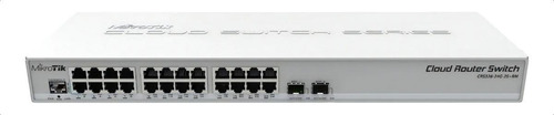 1- Switch Mikrotik Cloud Router Smart Crs326-24g-2s+rm