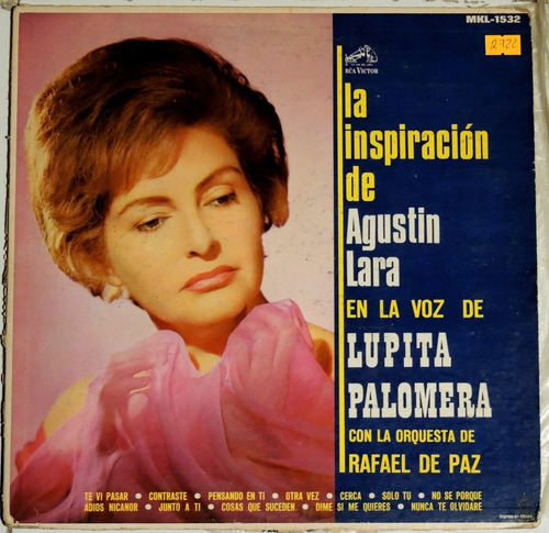 Lupita Palomera - La Inspiración De Agustín Lara (vinyl) 